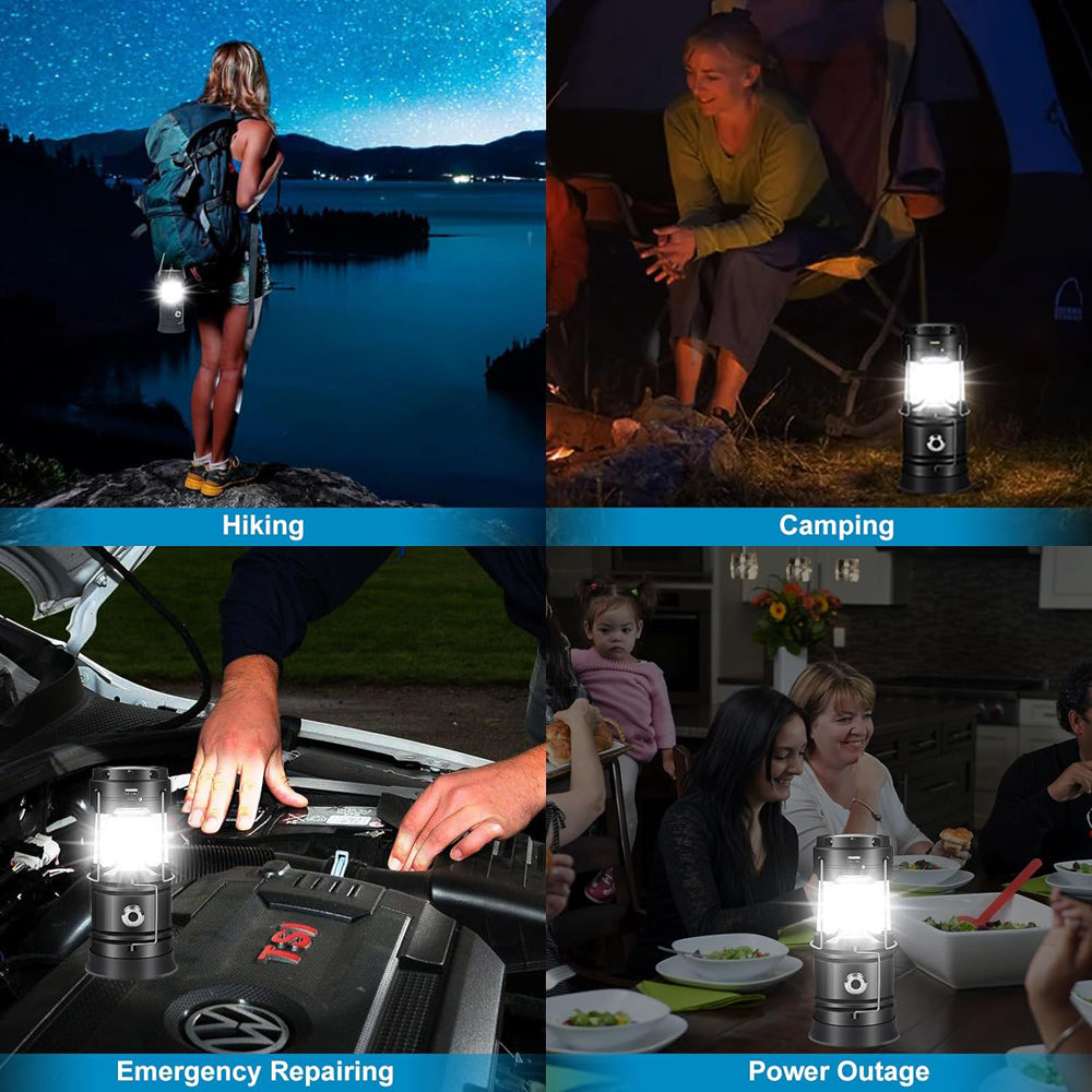 Collapsible LED Camping Lantern – Solar & USB Rechargeable, view 6