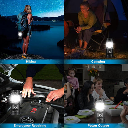 Collapsible LED Camping Lantern – Solar & USB Rechargeable, view 6