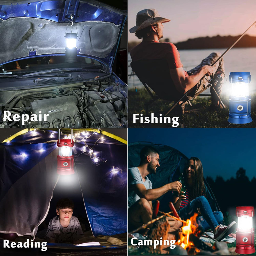 Collapsible LED Camping Lantern – Solar & USB Rechargeable, view 7