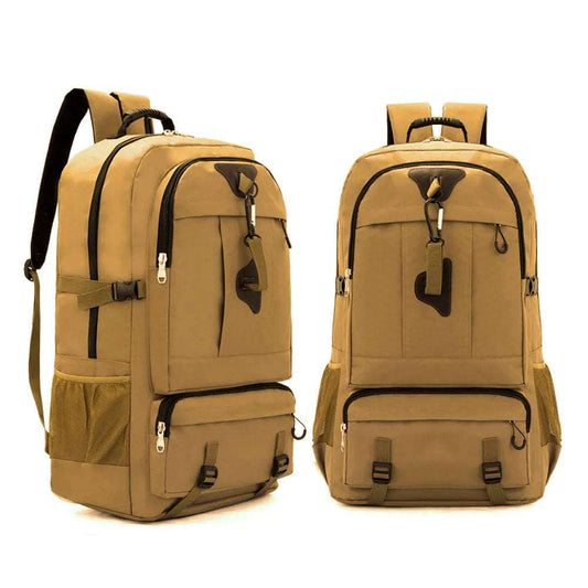 60L Travel Hiking Backpack - Khaki