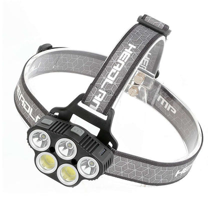 6 Mode USB-C Rechargeable LED Head Torch