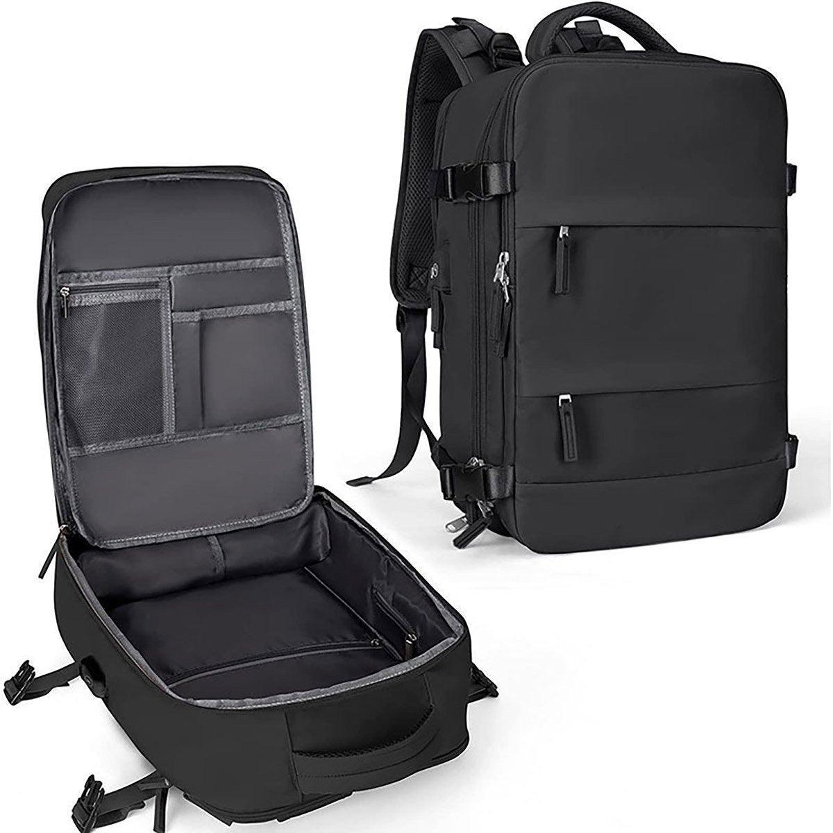 Waterproof Travel Backpack with USB Port – Blue, view 6