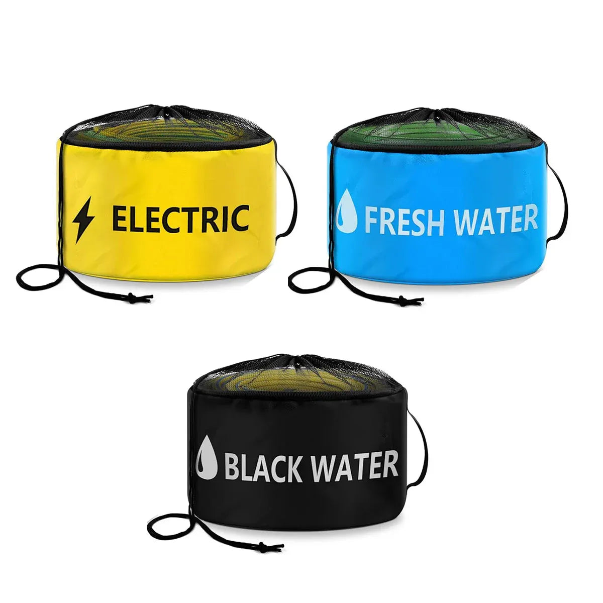 Caravan Hose Storage Bag Blue 24x45cm, view 3