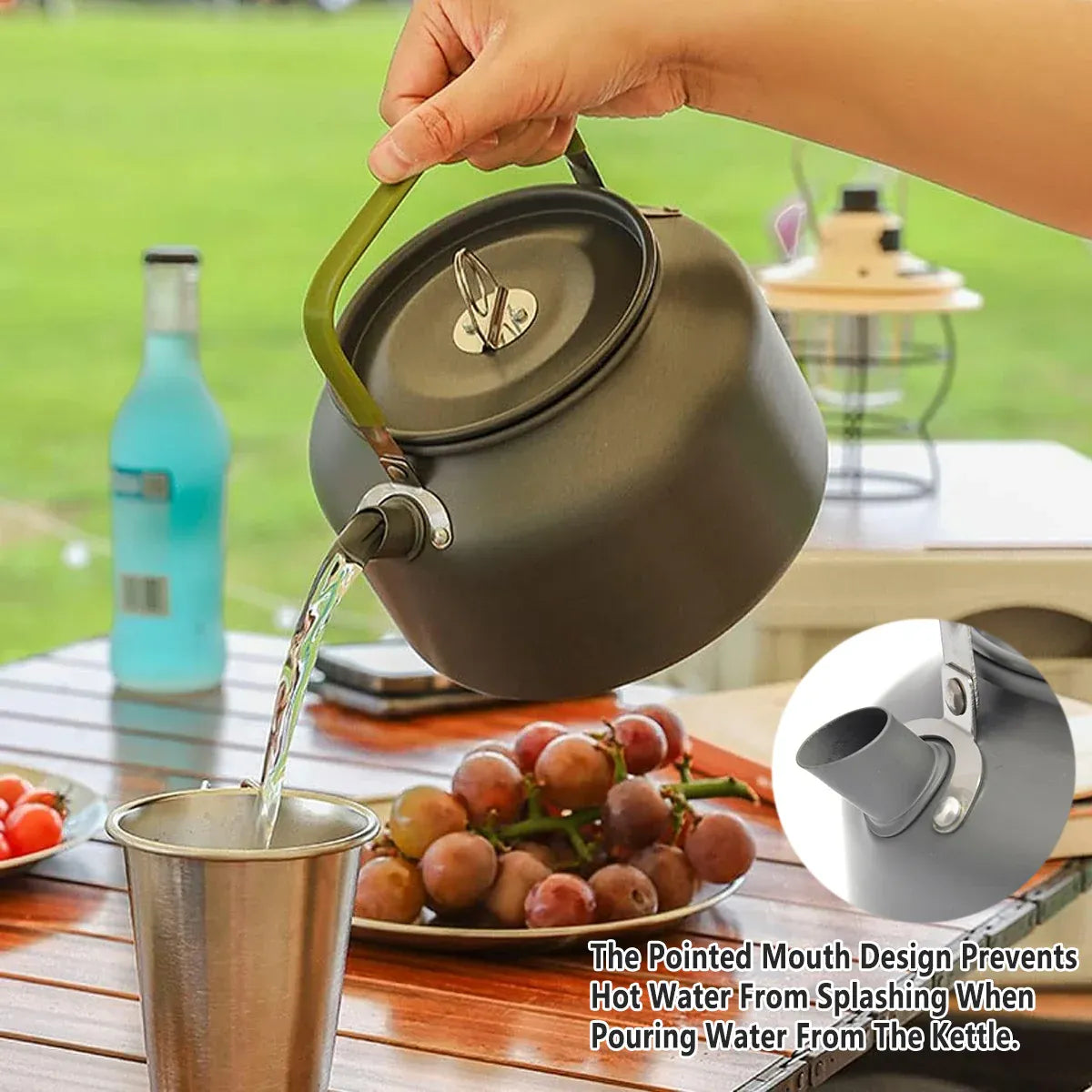 1.2L Aluminium Camping Kettle, view 12