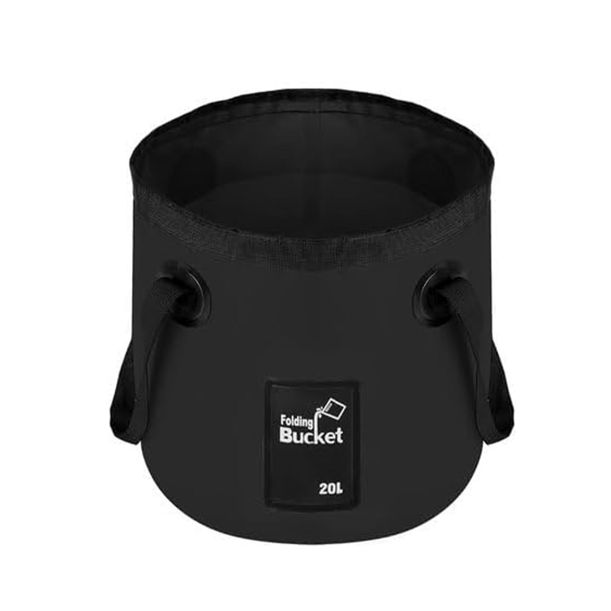20L Folding PVC Camping Bucket – Blue, view 8