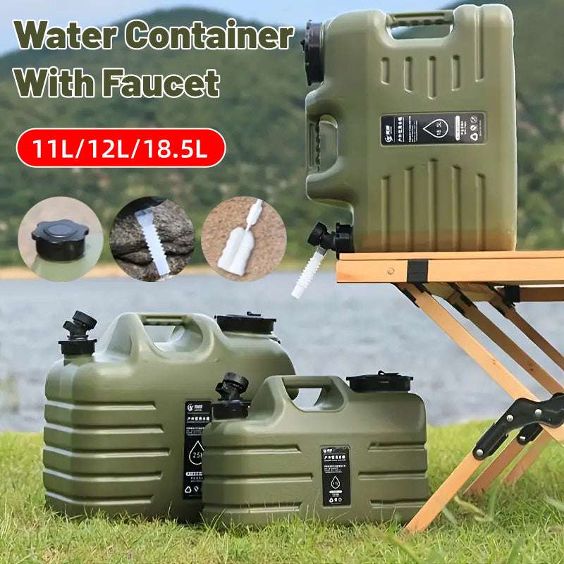 11L Square Water Storage Container with Faucet