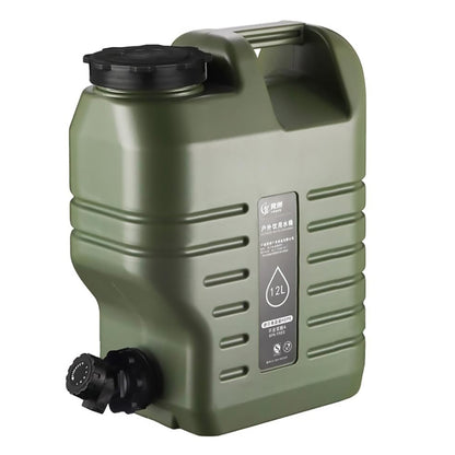 11L Square Water Storage Container with Faucet, view 5