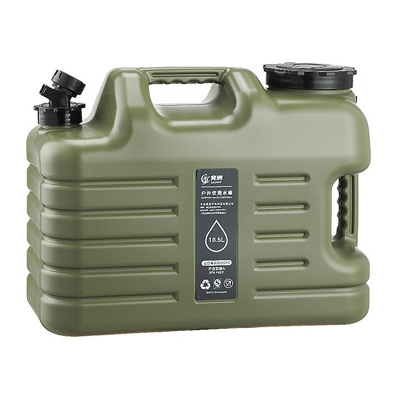 12L Square Camping Water Bucket with Faucet, view 4