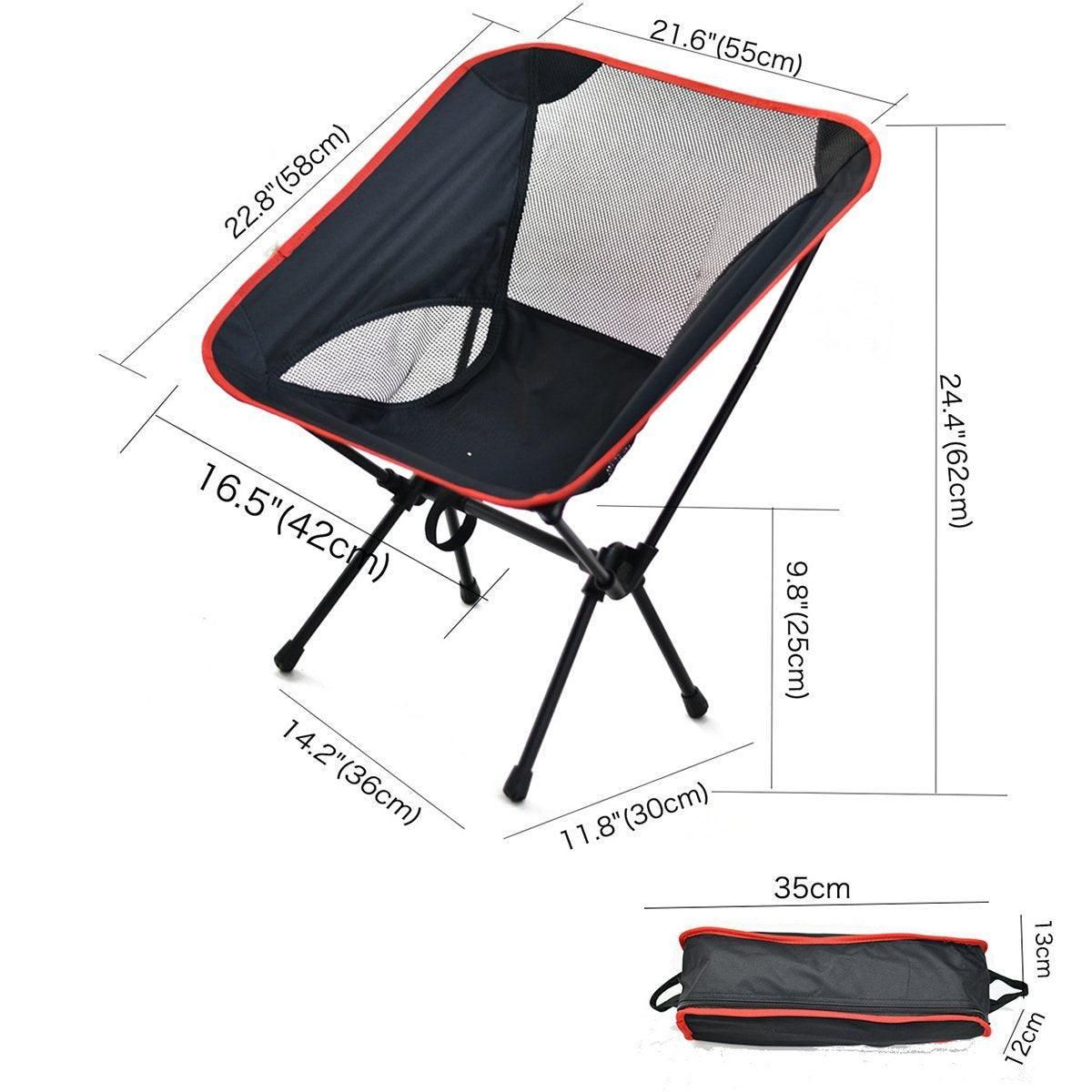 Folding High-Back Camping Chair – Lightweight, 150kg, view 15