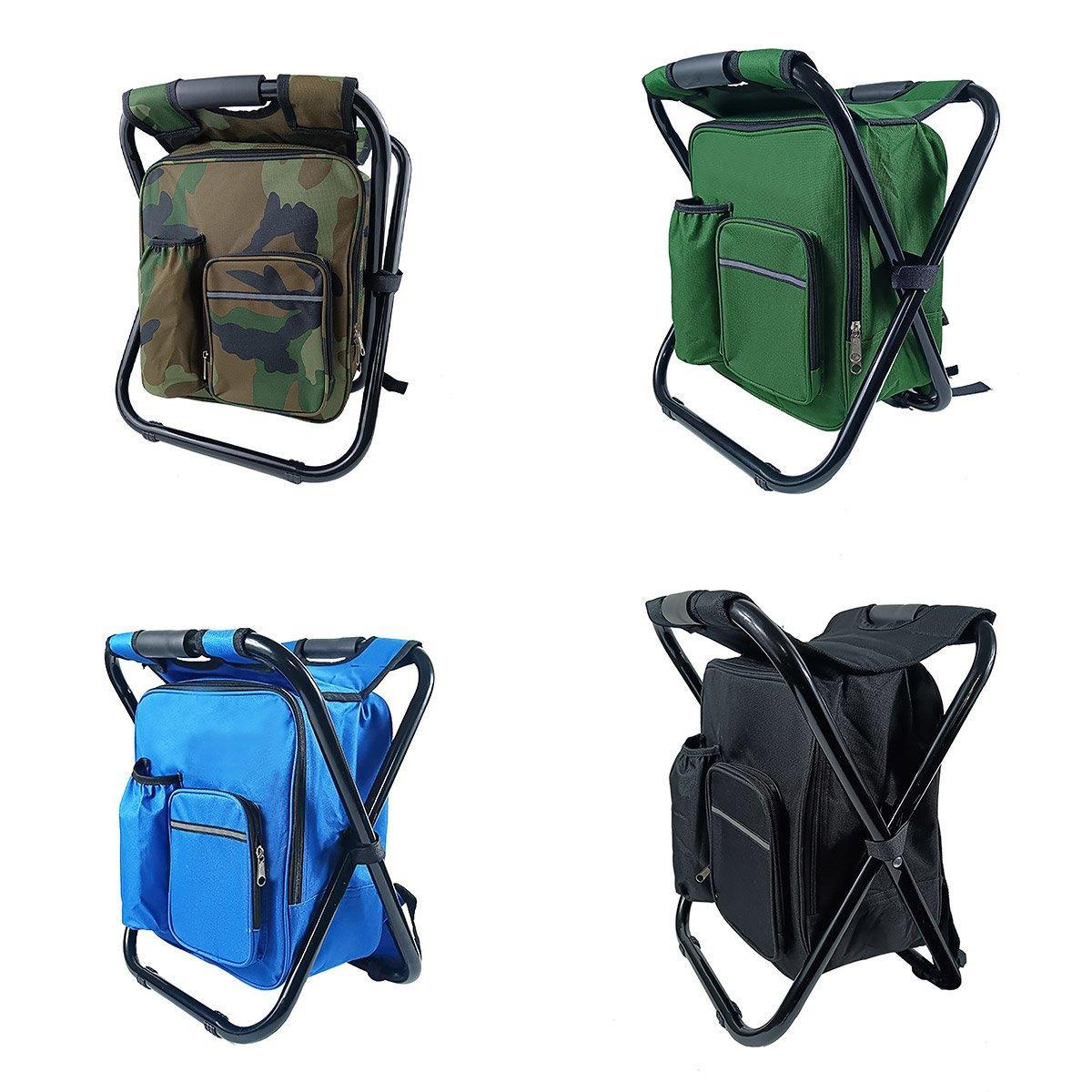Folding Backpack Chair – 2-in-1 Camp Stool & Pack, view 2