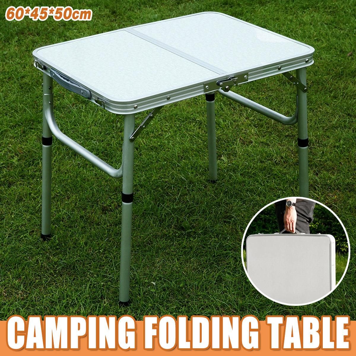 Folding Outdoor Table – Lightweight Aluminium 60x45cm, view 13