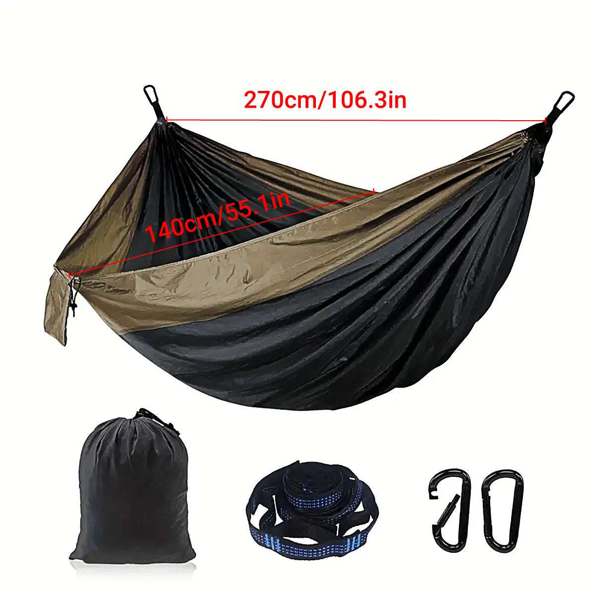 Portable Double Camping Hammock – 400kg Capacity, view 3
