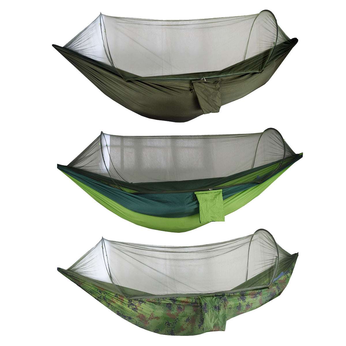 Pop-Up Hammock with Mosquito Net - Camouflage, view 2