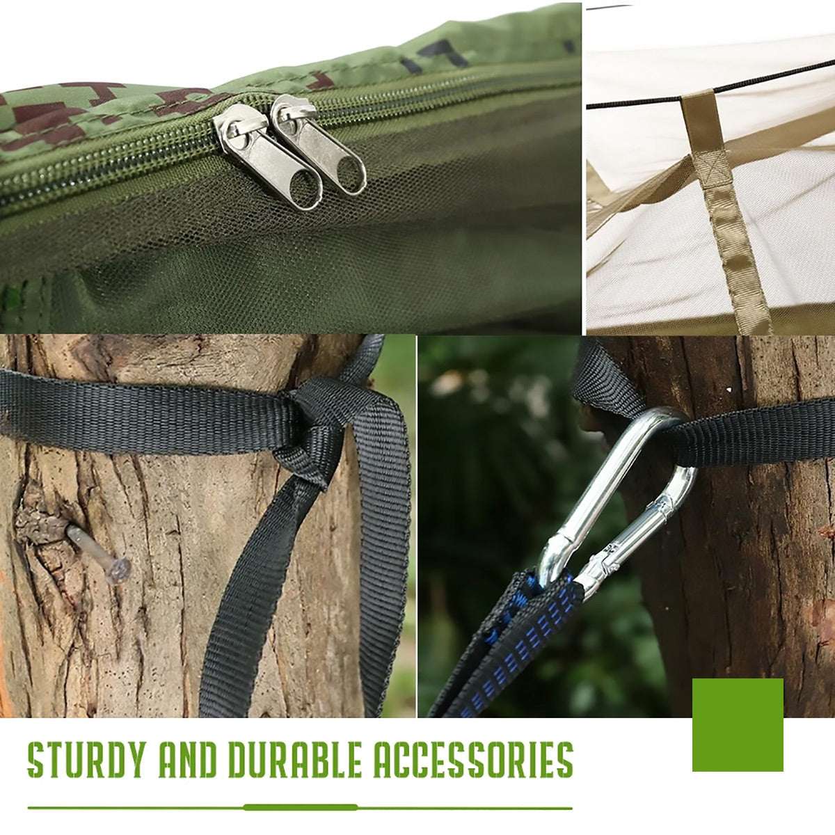 Pop-Up Hammock with Mosquito Net - Camouflage, view 4