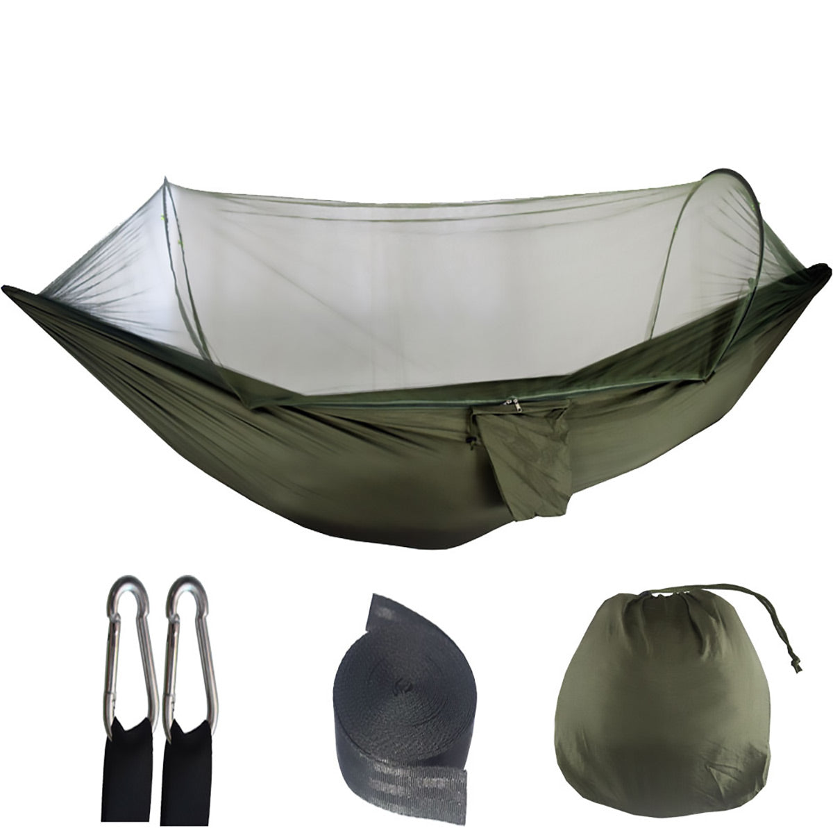 Pop-Up Hammock with Mosquito Net - Camouflage, view 6