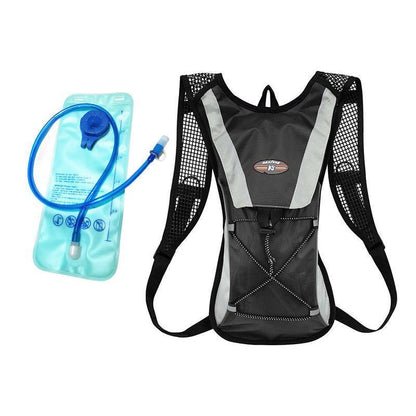 Hydration Backpack with 2L Water Bladder – Orange, view 6