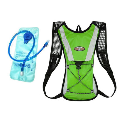 Hydration Backpack with 2L Water Bladder – Orange, view 10