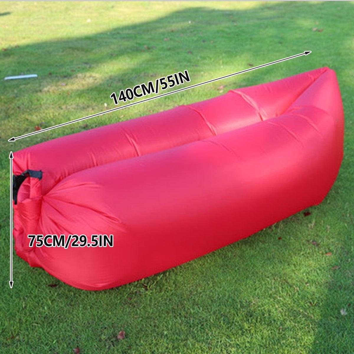 Inflatable Air Sofa – Pump-Free Outdoor Lounge, Purple, view 3