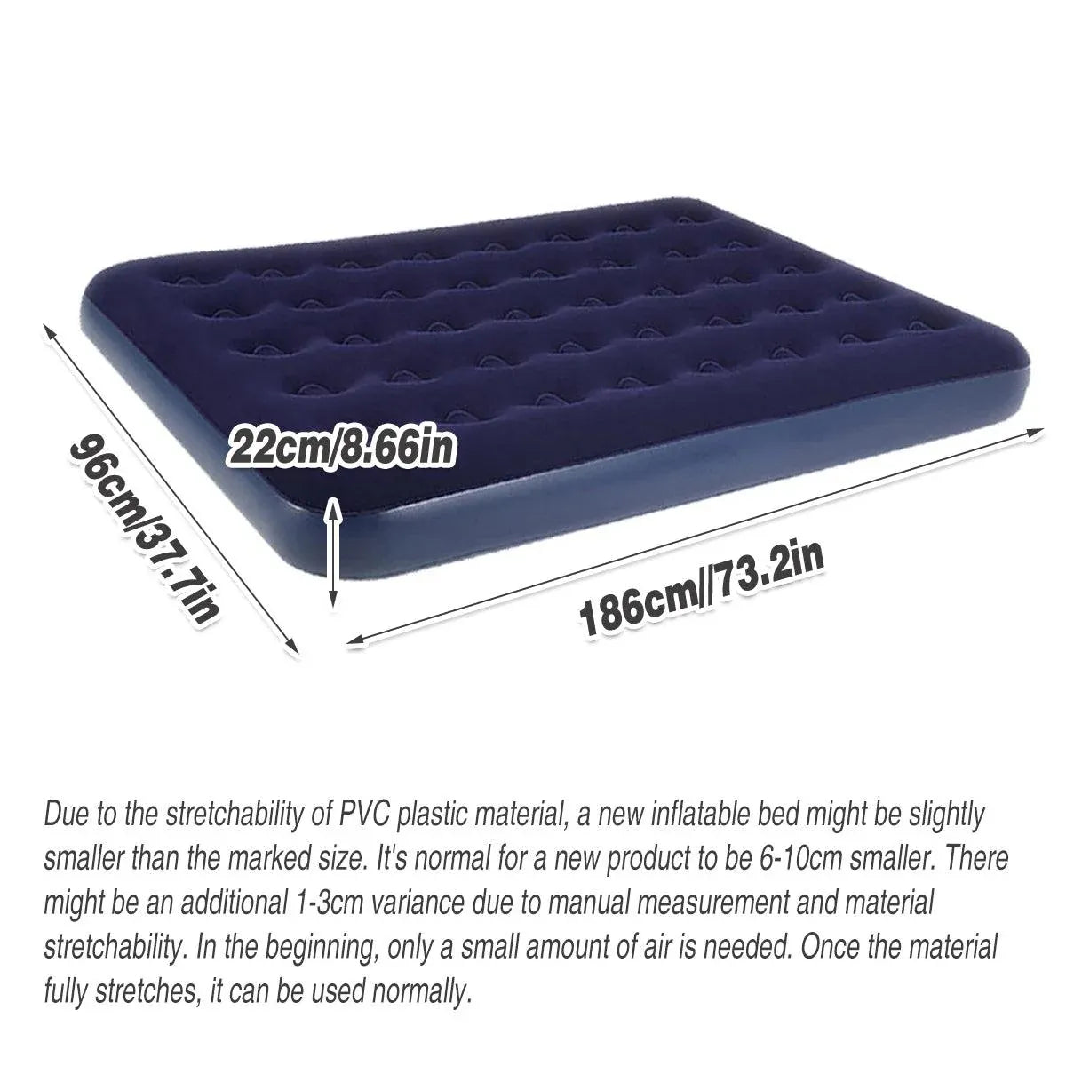King Size Inflatable Airbed with Built-In Pump, view 3