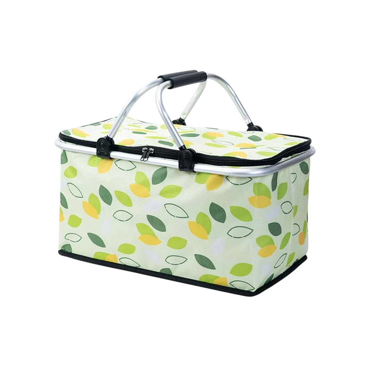 Foldable Insulated Picnic Basket - Navy, view 10