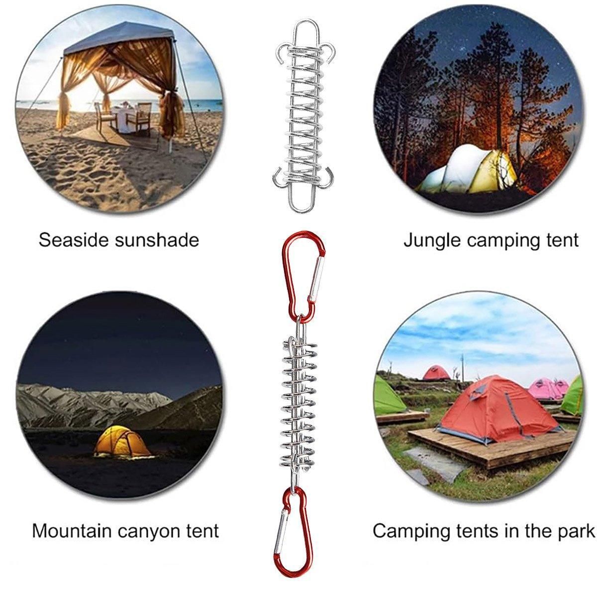Tent Spring Wind Rope Buckles - 10 Pair, view 5