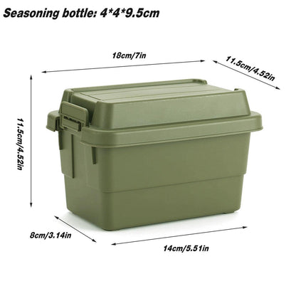 7-Piece Camping Spice Set with Storage Box, view 3