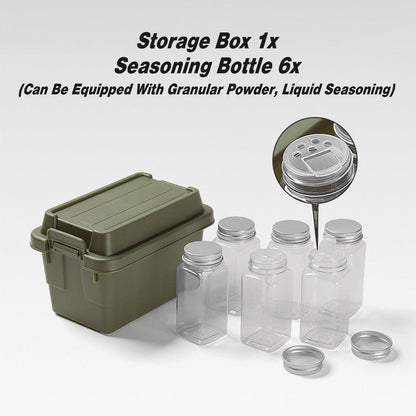 7-Piece Camping Spice Set with Storage Box, view 5
