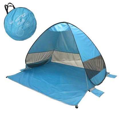 Pop-Up Beach Tent – UPF 50+ Sun Shelter for 3–4 People, view 2