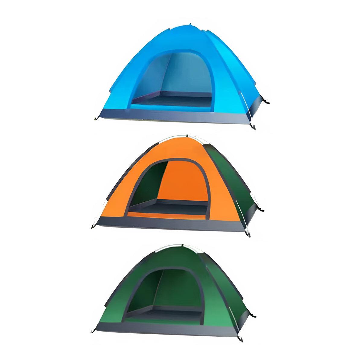 2-3 Person Quick-Setup Camping Tent – Orange, view 2