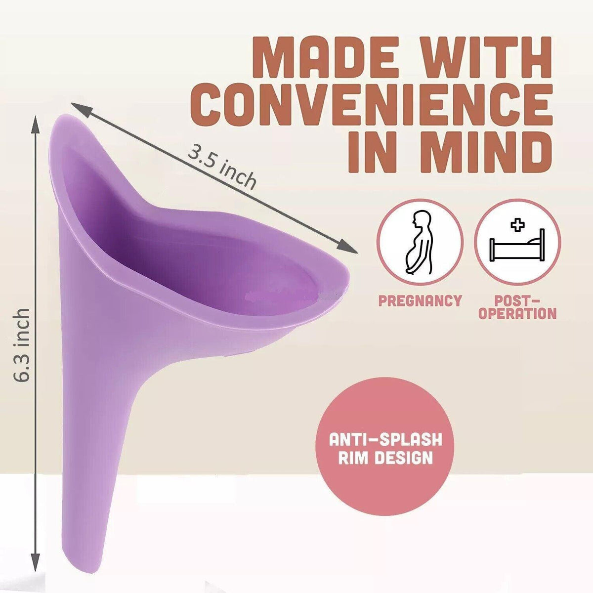 Female Camping Urinal Funnels 3 Pack, view 3