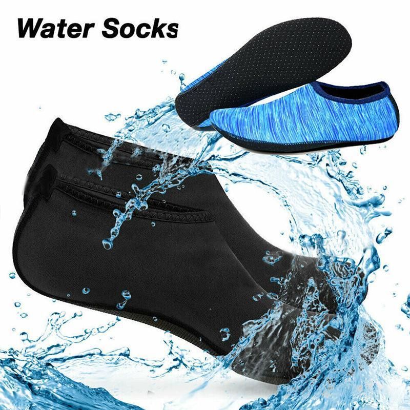 Unisex Slip-On Neoprene Water Shoes – Black L, view 8
