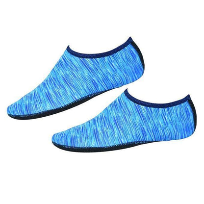 Unisex Slip-On Neoprene Water Shoes – Blue XL, view 12