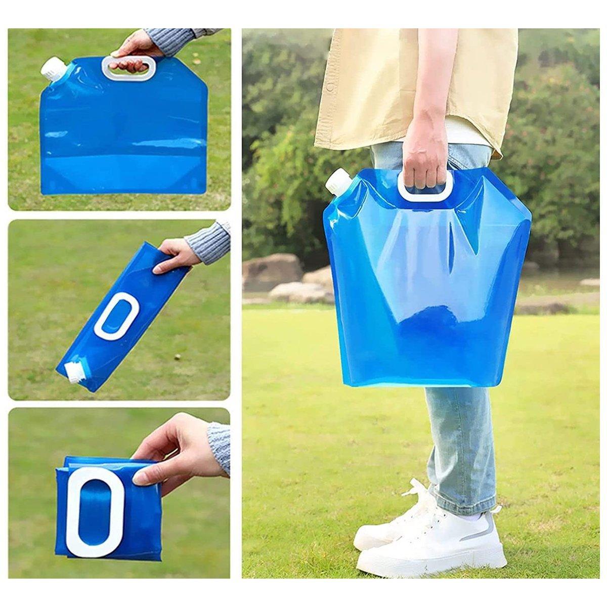 4-Piece Folding Water Storage Bag Set – 5L & 10L, view 4