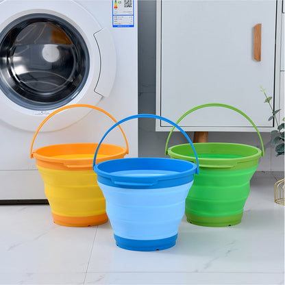 7L Collapsible Camping Bucket - Blue, view 4