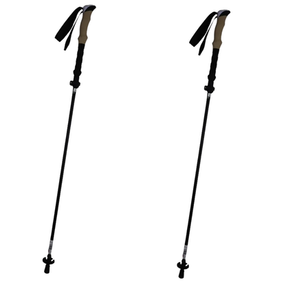 2 Pack Adjustable Folding Hiking Poles