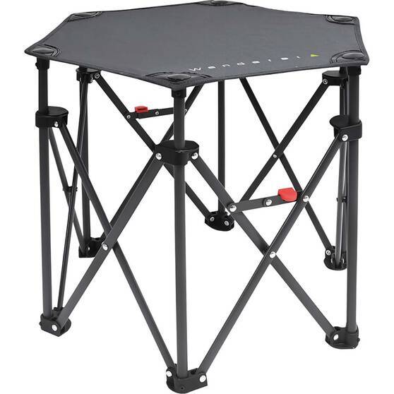 Wanderer Hex Small Quad Fold Camp Table, view 2