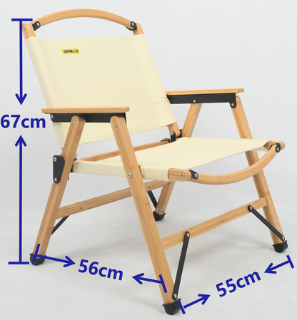 Bamboo Camping Chair & Table Set - 2 Chairs + Table, view 9