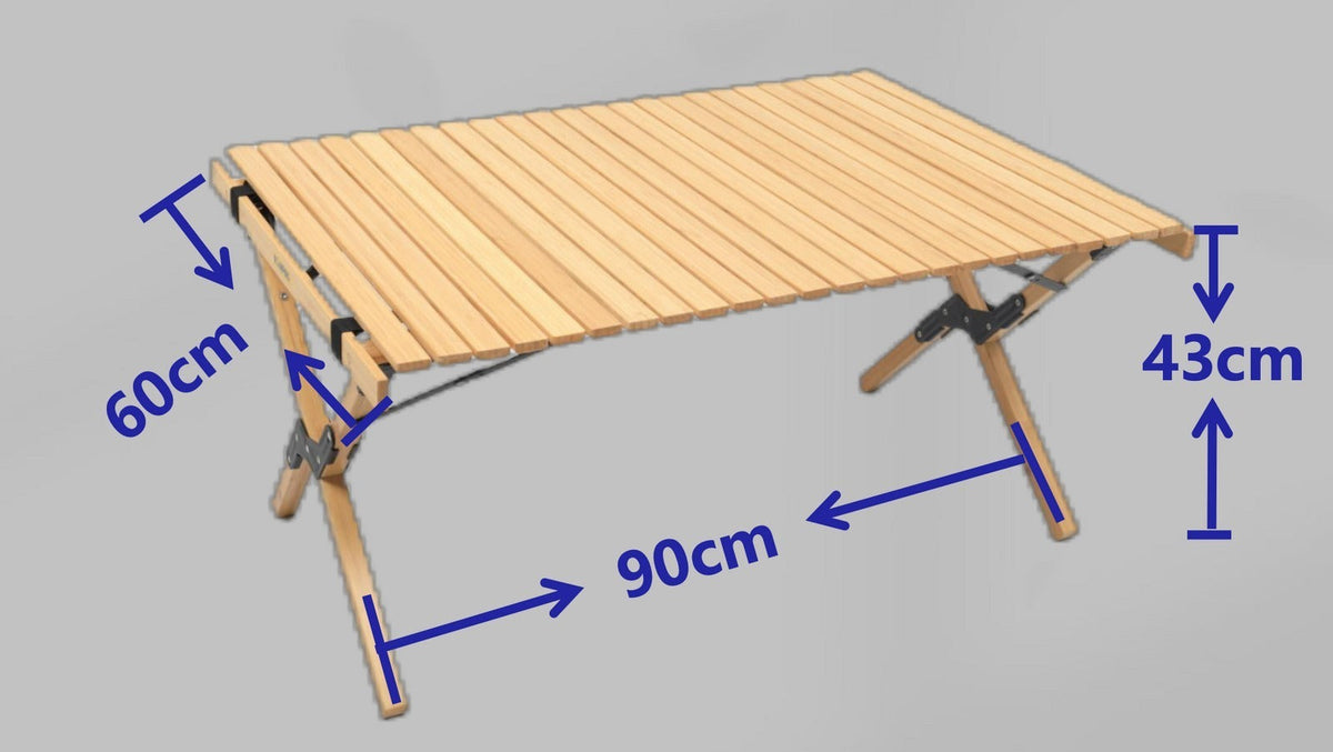 Bamboo Camping Chair & Table Set - 2 Chairs + Table, view 10