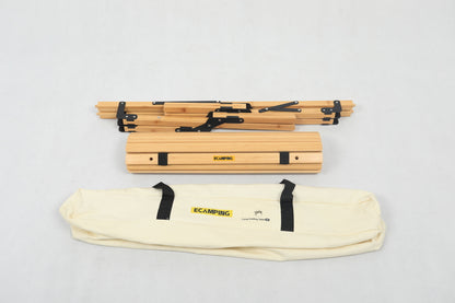 Bamboo Camping Table Set with 4 Chairs, view 8