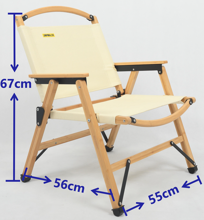 Bamboo Camping Table Set with 4 Chairs, view 9