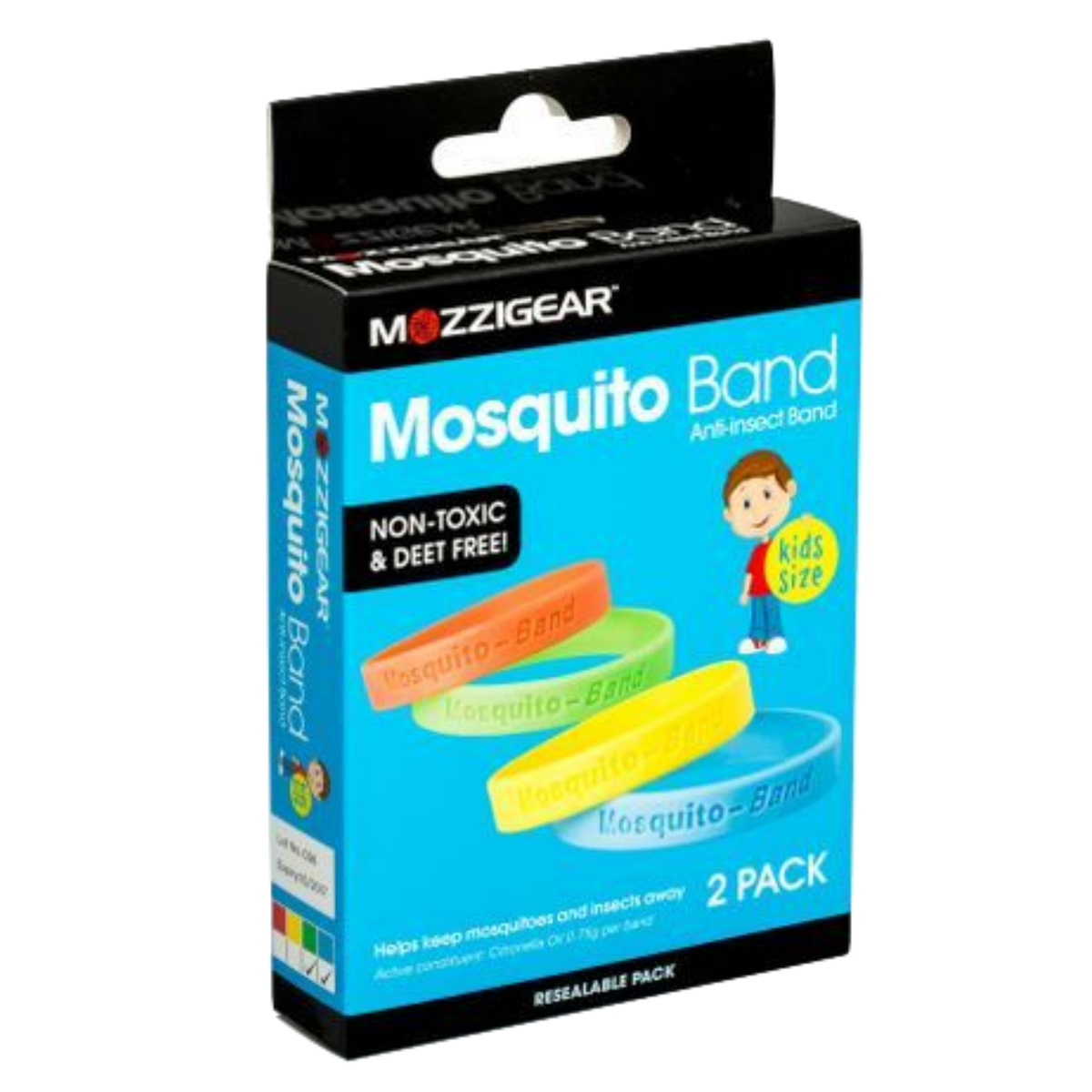 Mozzigear Kids Mosquito Wrist Bands – 2pk
