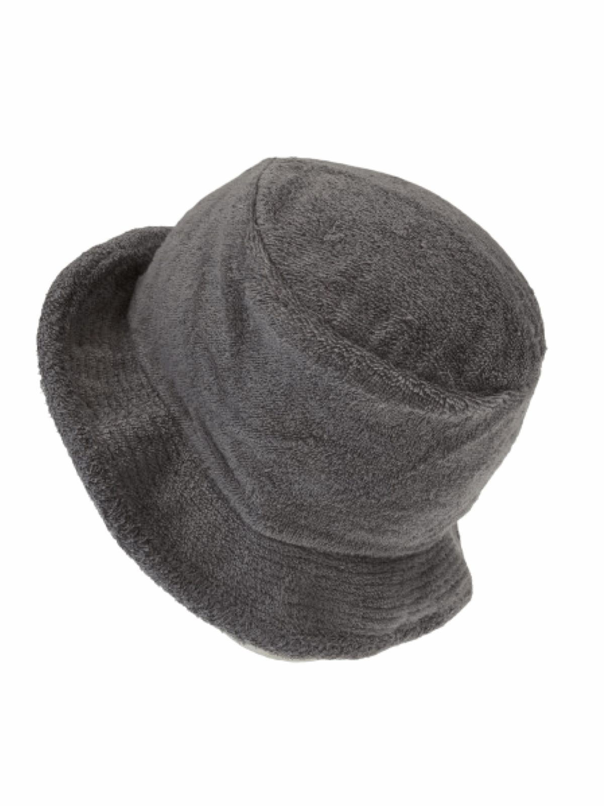 Terry Towelling Bucket Hat – Grey L/XL, view 4
