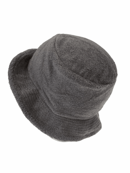 Terry Towelling Bucket Hat – Grey L/XL, view 4