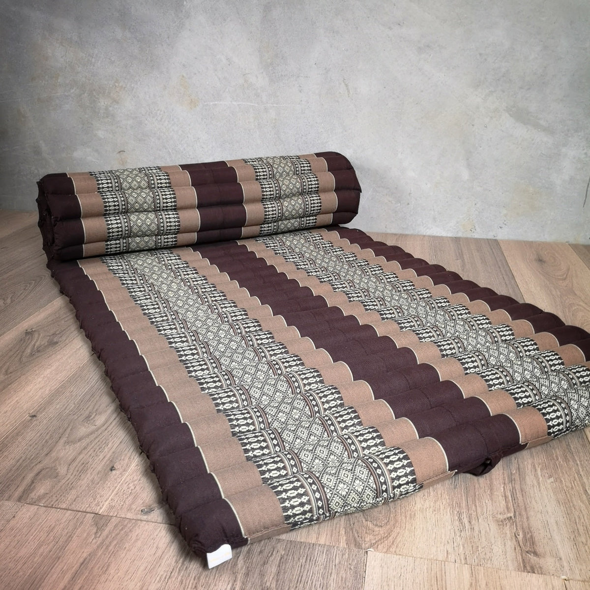 Kapok Roll-Up Mattress 180cm – Brown
