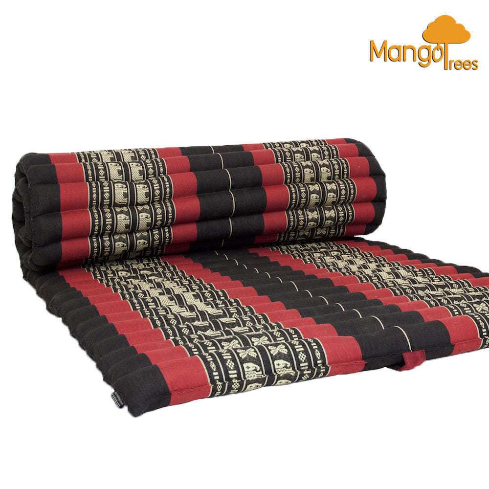Thai Kapok Roll Up Mattress – Red Elephant 180cm
