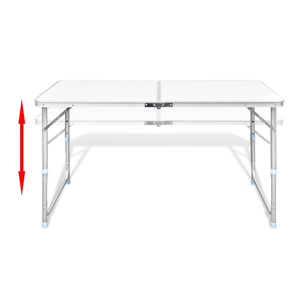 Aluminium Folding Table 120x60cm – Height Adjustable, view 2