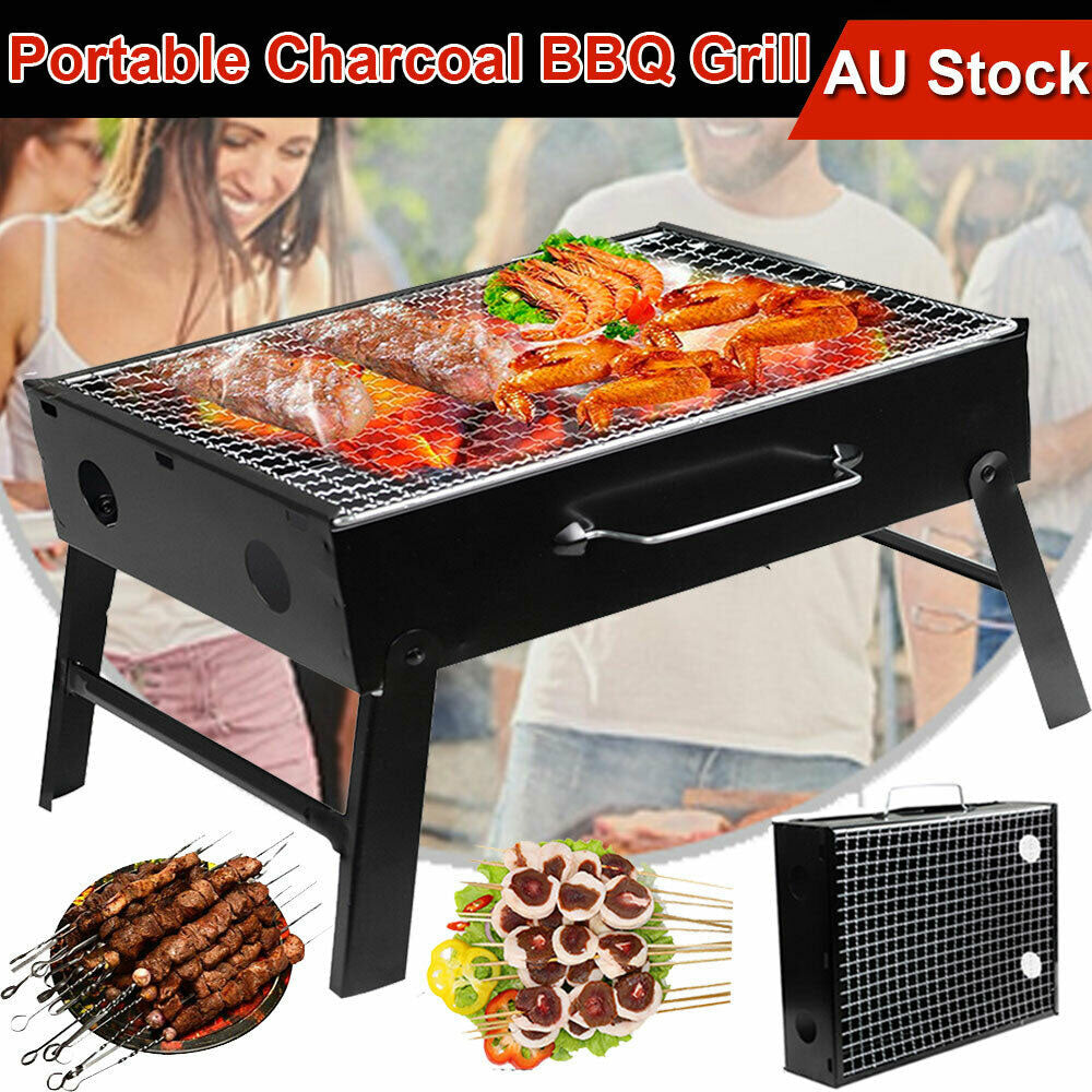 Flat-Pack Portable Charcoal BBQ Grill, view 2
