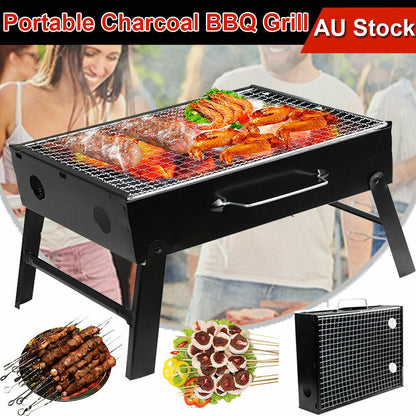 Flat-Pack Portable Charcoal BBQ Grill, view 2