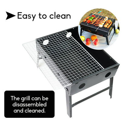 Flat-Pack Portable Charcoal BBQ Grill, view 4