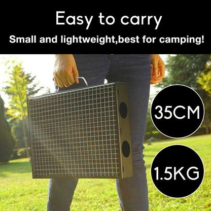 Flat-Pack Portable Charcoal BBQ Grill, view 5